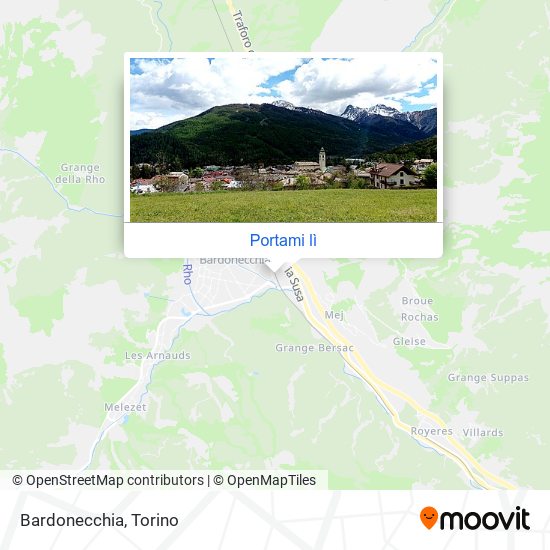 Mappa Bardonecchia