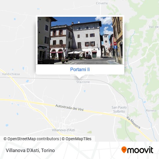 Mappa Villanova D'Asti
