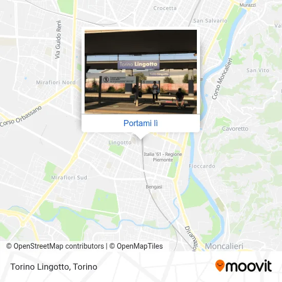 Mappa Torino Lingotto