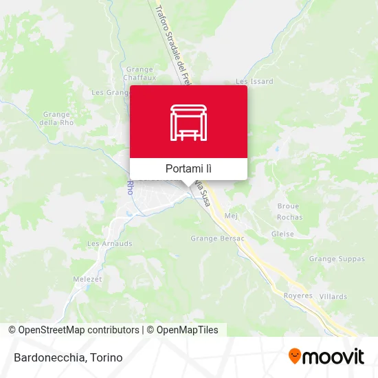 Mappa Bardonecchia