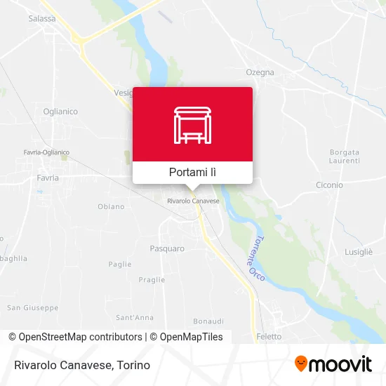 Mappa Rivarolo Canavese