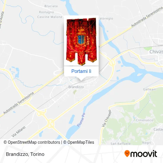 Mappa Brandizzo