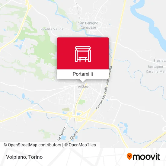 Mappa Volpiano