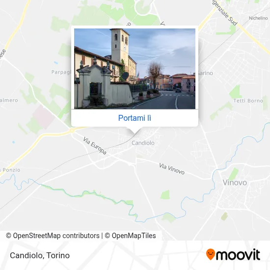 Mappa Candiolo