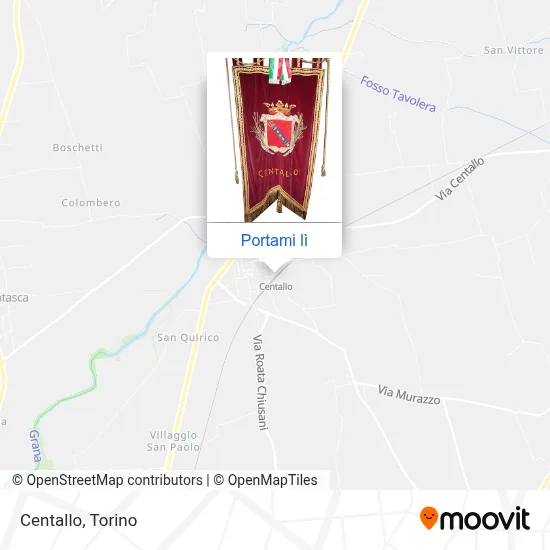 Mappa Centallo