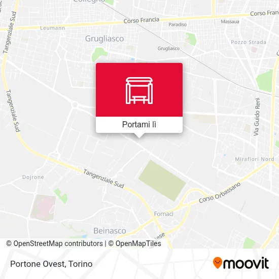 Mappa Portone Ovest