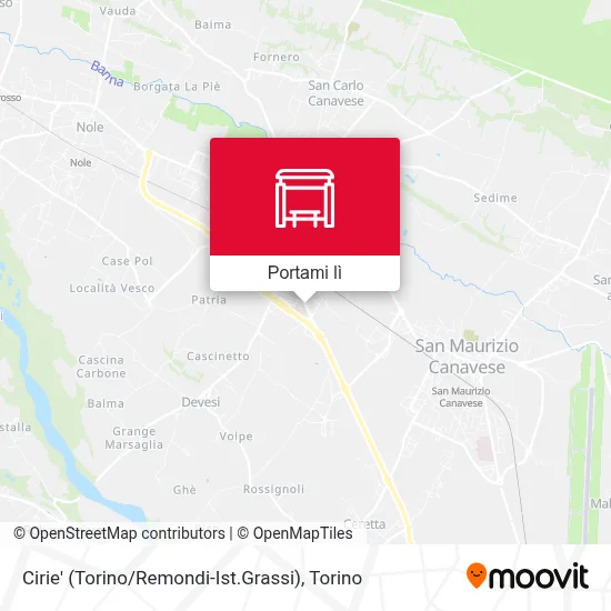 Mappa Cirie' (Torino / Remondi-Ist.Grassi)