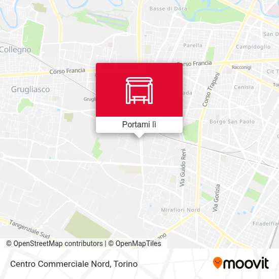 Mappa Centro Commerciale Nord