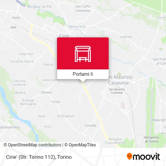 Mappa Cirie' (Str. Torino 112)