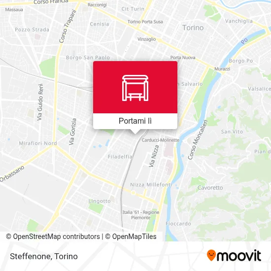Mappa Steffenone
