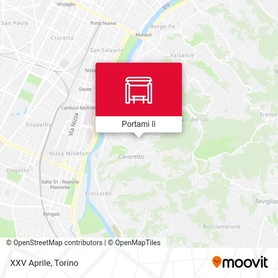 Mappa XXV Aprile