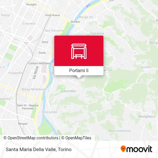 Mappa Santa Maria Della Valle