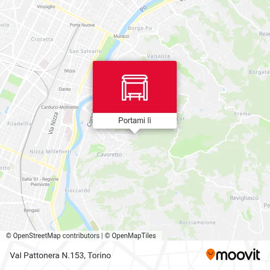Mappa Val Pattonera N.153