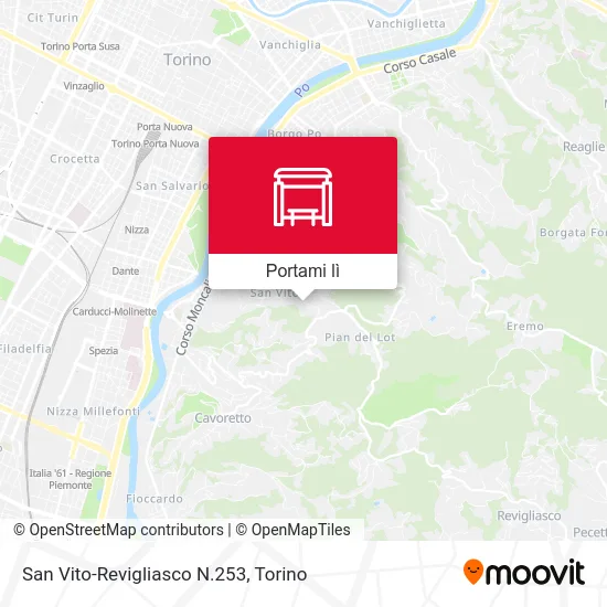 Mappa San Vito-Revigliasco N.253