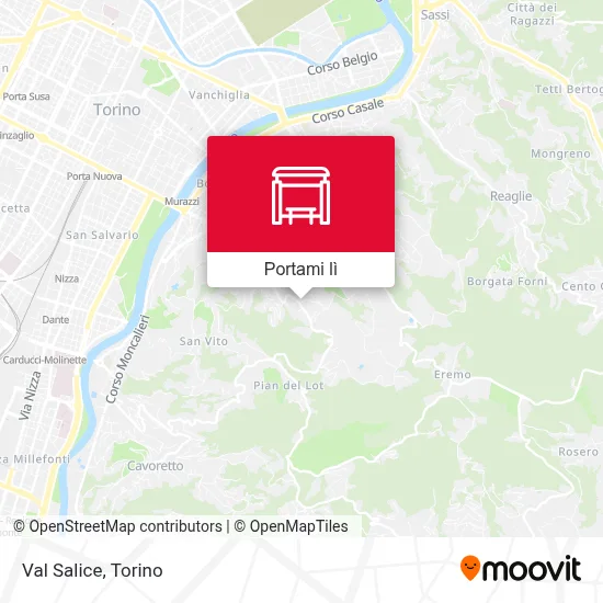 Mappa Val Salice