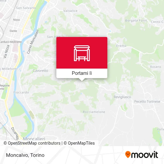 Mappa Moncalvo