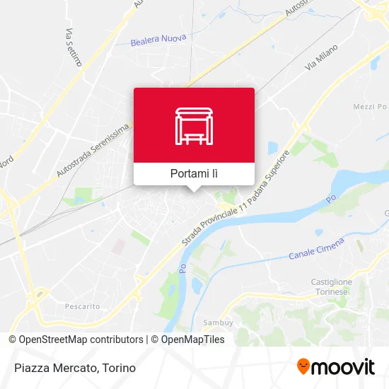 Mappa Piazza Mercato