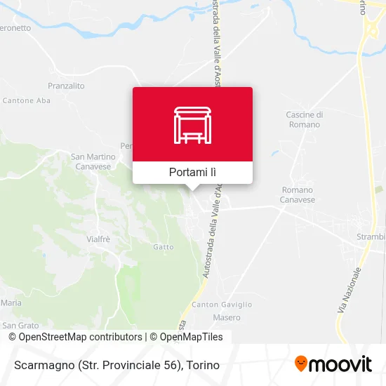 Mappa Scarmagno (Str. Provinciale 56)