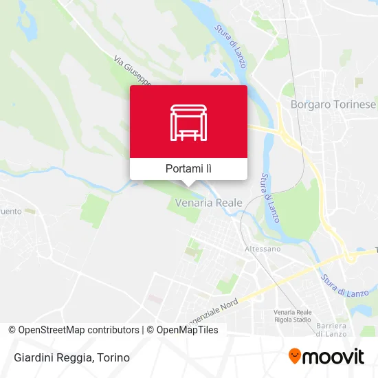 Mappa Giardini Reggia