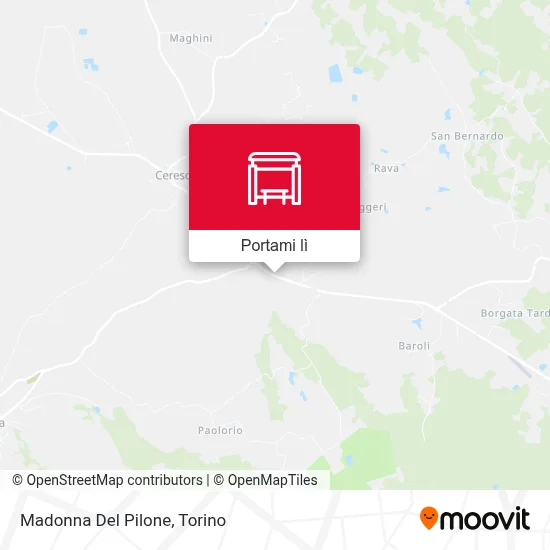 Mappa Madonna Del Pilone