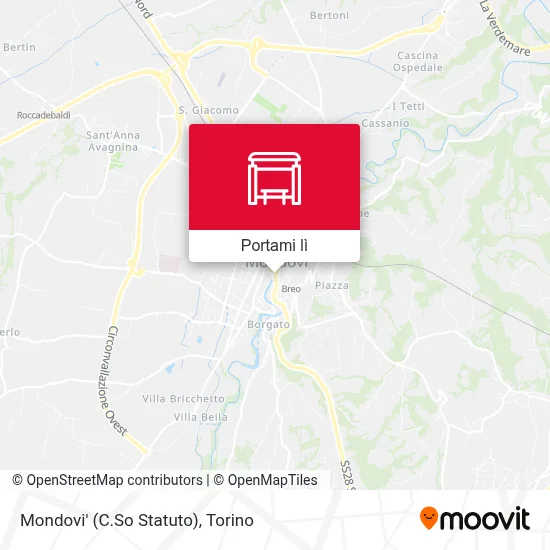 Mappa Mondovi' (C.So Statuto)