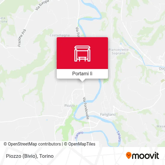 Mappa Piozzo (Bivio)