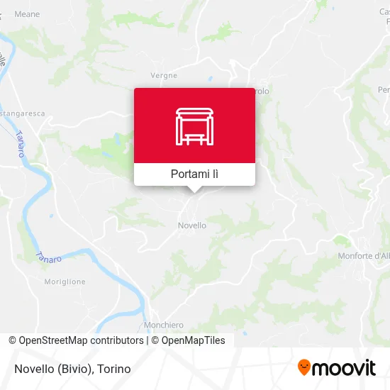 Mappa Novello (Bivio)