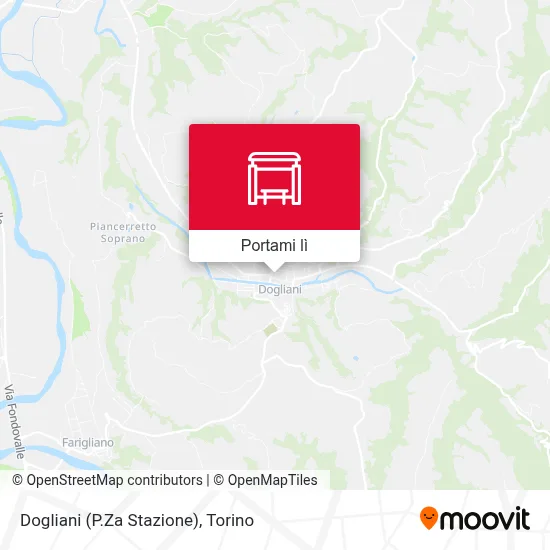 Mappa Dogliani (P.Za Stazione)