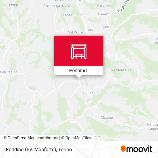 Mappa Roddino (Bv. Monforte)
