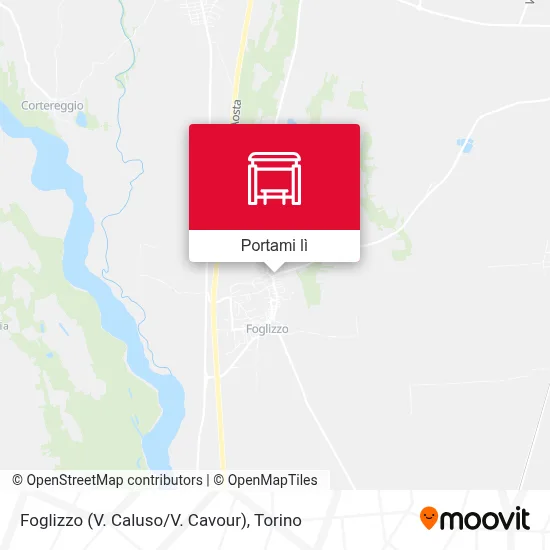 Mappa Foglizzo (V. Caluso/V. Cavour)