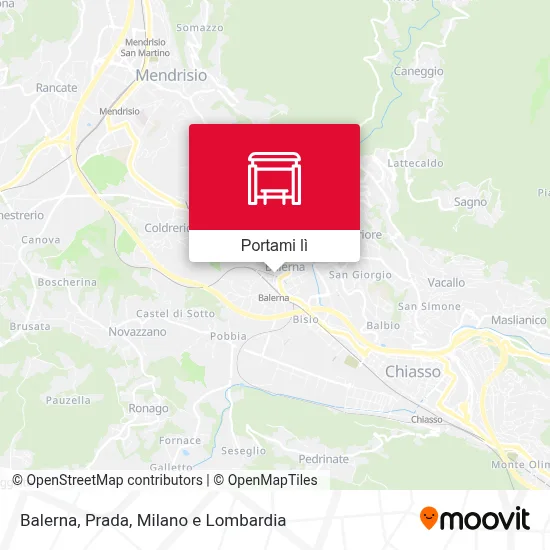 Mappa Balerna, Prada