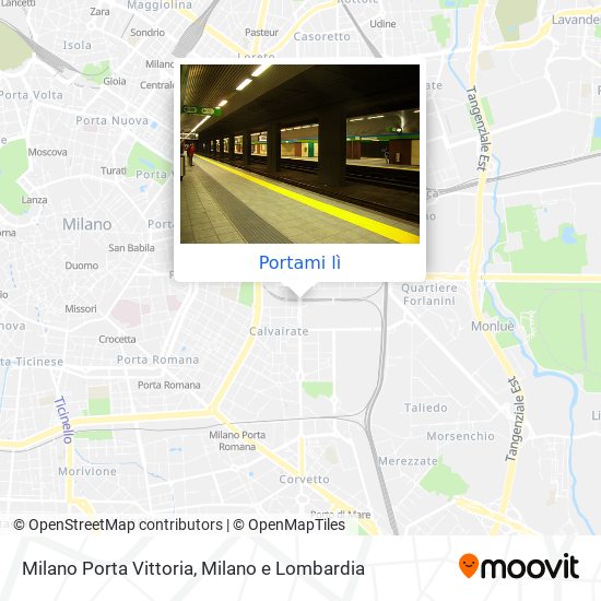 Mappa Milano Porta Vittoria