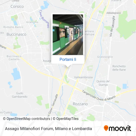 Mappa Assago Milanofiori Forum