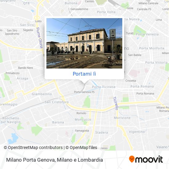 Mappa Milano Porta Genova
