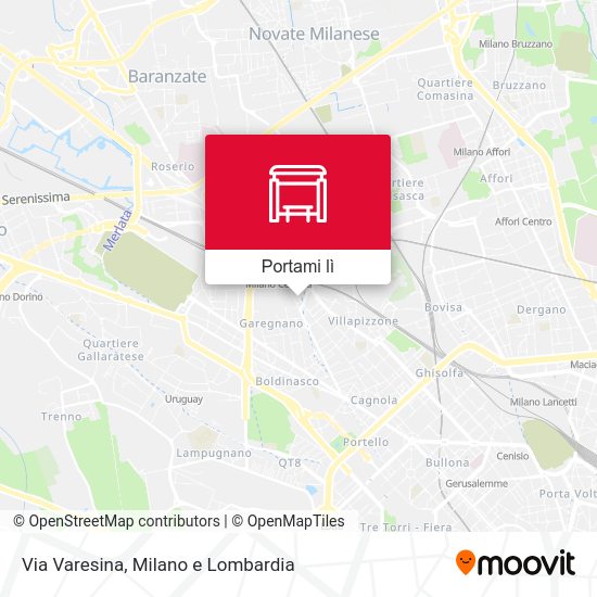 Mappa Via Varesina