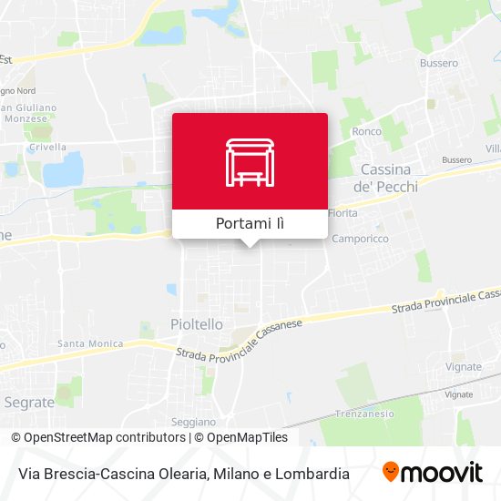 Mappa Via Brescia-Cascina Olearia