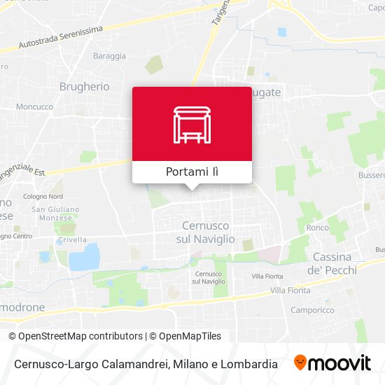 Mappa Cernusco-Largo Calamandrei