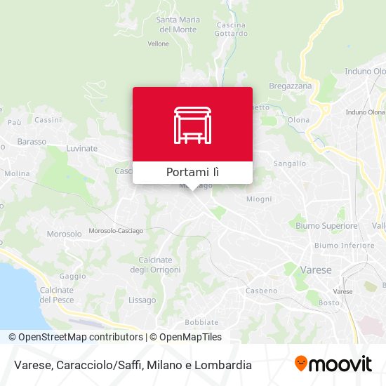 Mappa Varese, Caracciolo/Saffi