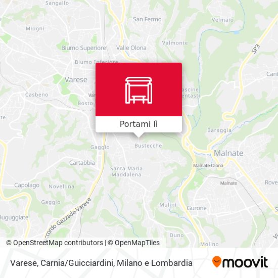Mappa Varese, Carnia/Guicciardini