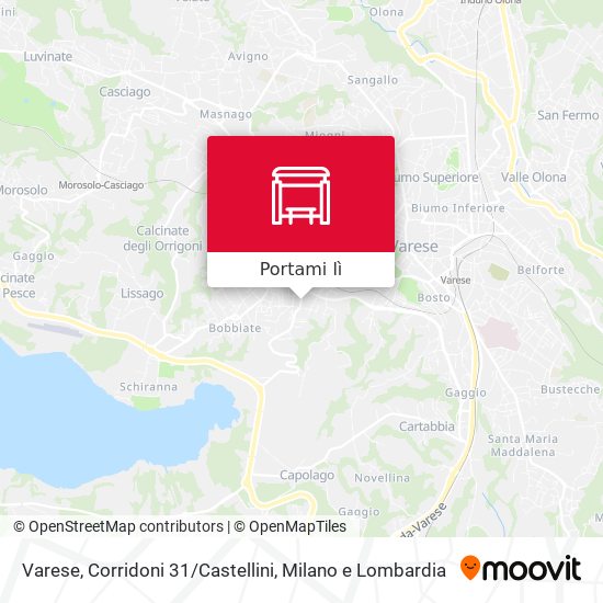 Mappa Varese, Corridoni 31 / Castellini
