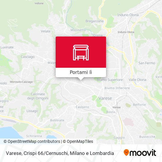 Mappa Varese, Crispi 66/Cernuschi