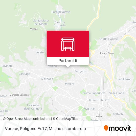 Mappa Varese, Poligono Fr.17