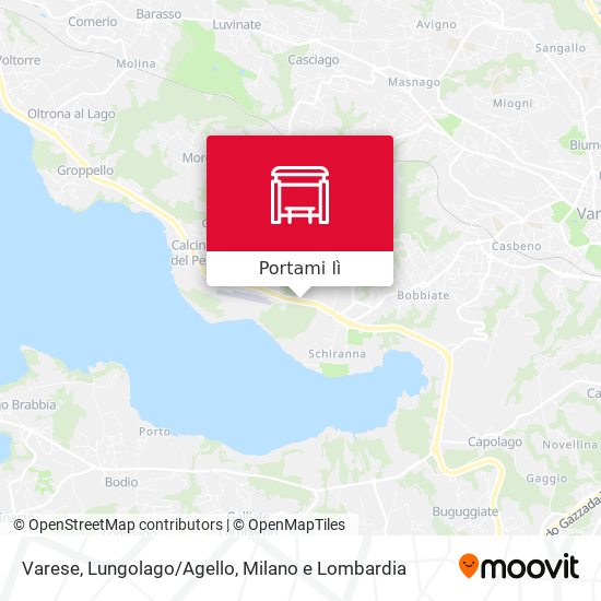 Mappa Varese, Lungolago/Agello