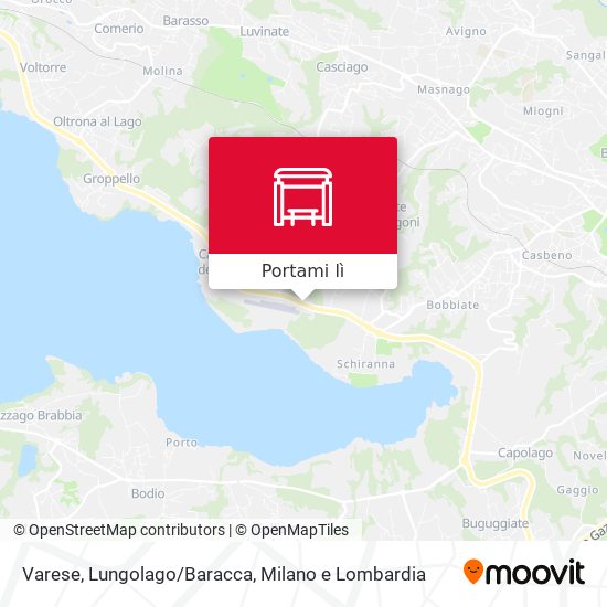 Mappa Varese, Lungolago/Baracca