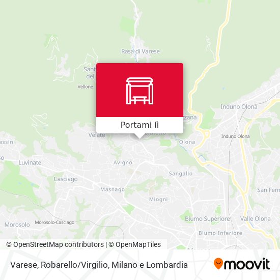 Mappa Varese, Robarello/Virgilio