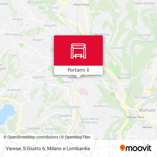 Mappa Varese, S.Giusto 6