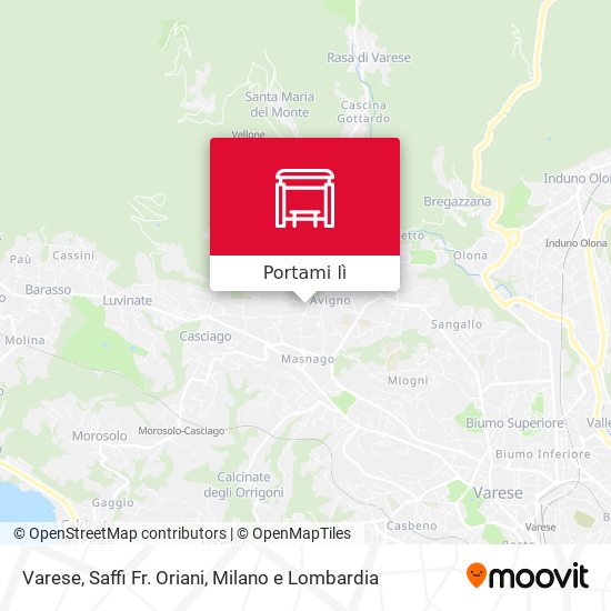 Mappa Varese, Saffi Fr. Oriani
