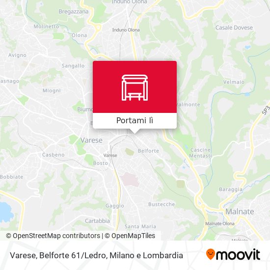 Mappa Varese, Belforte 61/Ledro