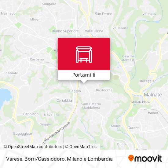 Mappa Varese, Borri/Cassiodoro