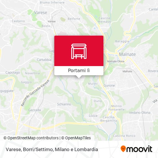 Mappa Varese, Borri/Settimo